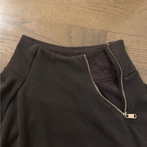 Athleta Black sweatshirt dress
